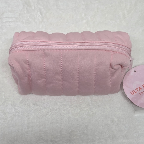 🌴3/$15🌴 NWT Ulta Beauty Pink Quilted Makeup Bag & Travel Case - Picture 2 of 6